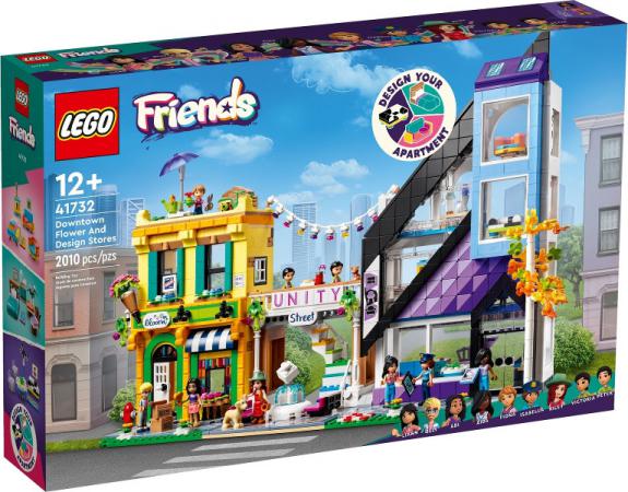 LEGO Friends Bloemen- en decoratiewinkel in de stad